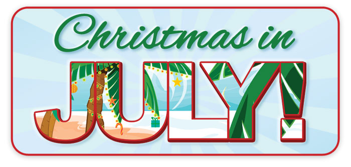 "Christmas in July" celebration at your Schmitt Music store!