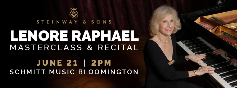 Recital & Masterclass with Jazz Pianist Lenore Raphael | Bloomington, MN