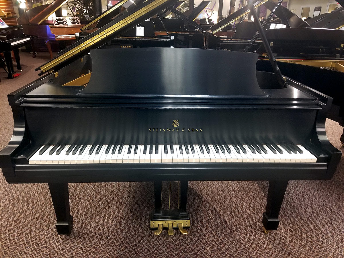 Used Steinway & Sons Model M Ebony Satin Grand Piano