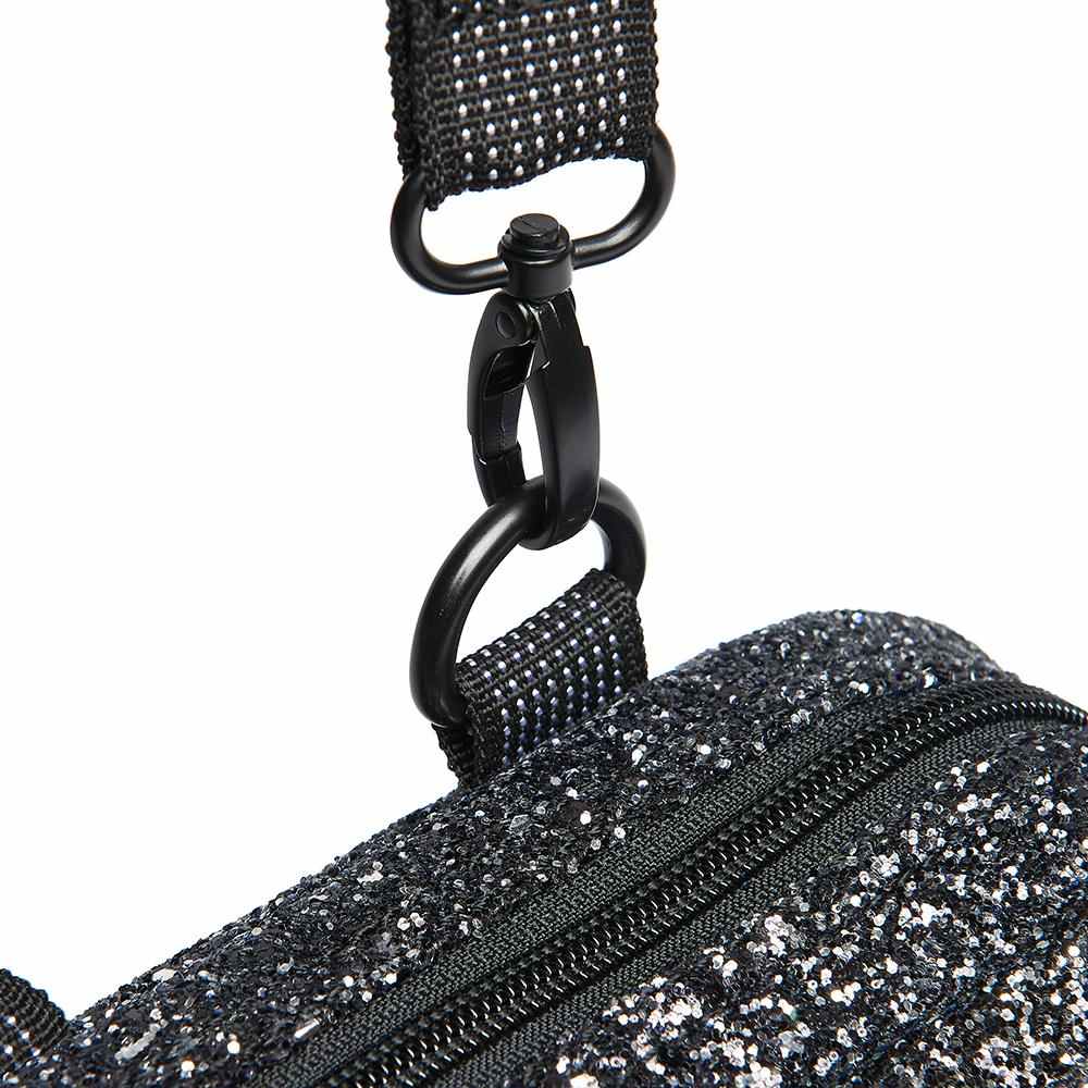 Beaumont Flute B-Foot Bag - Black Sparkle