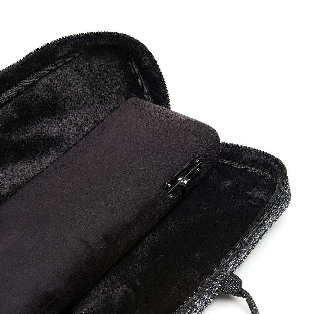 Beaumont Flute B-Foot Bag - Black Sparkle