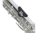 Bo-Pep Thumb guide attached to a flute