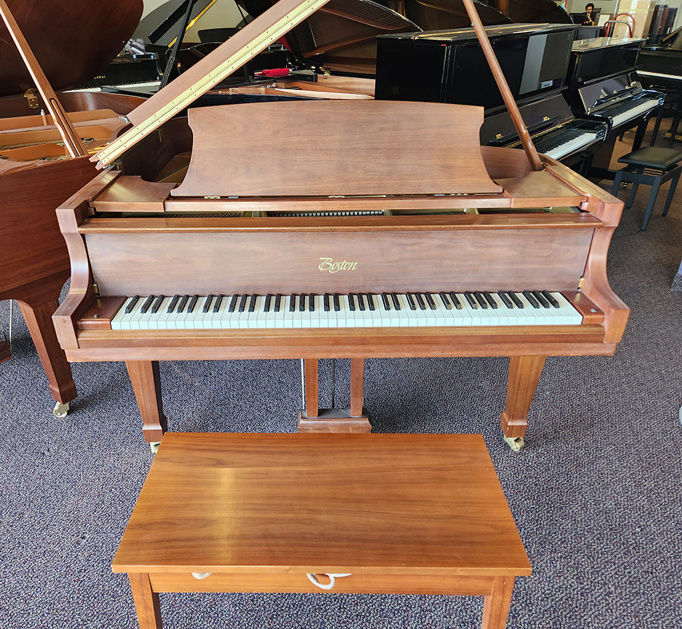 Used Boston GP163 5’4” Walnut Satin Grand Piano