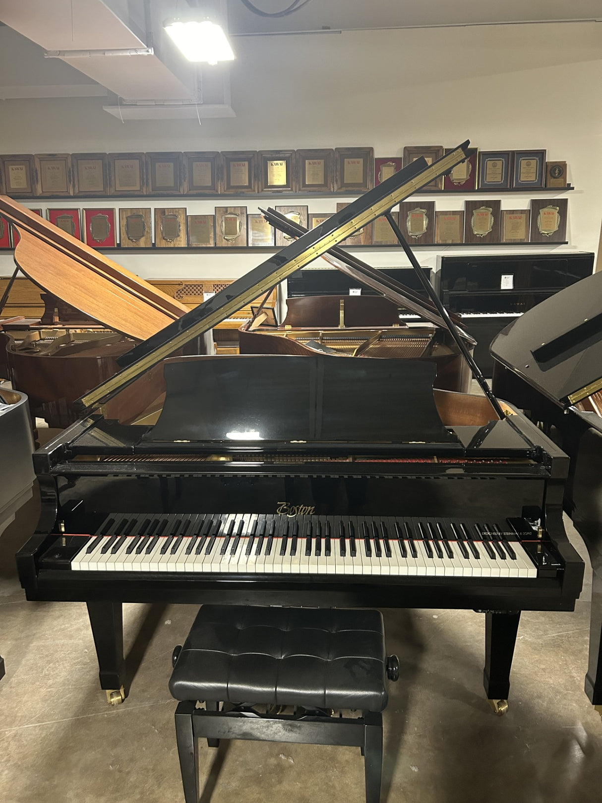 Used Boston GP-163 5'4" Ebony Polish Grand Piano