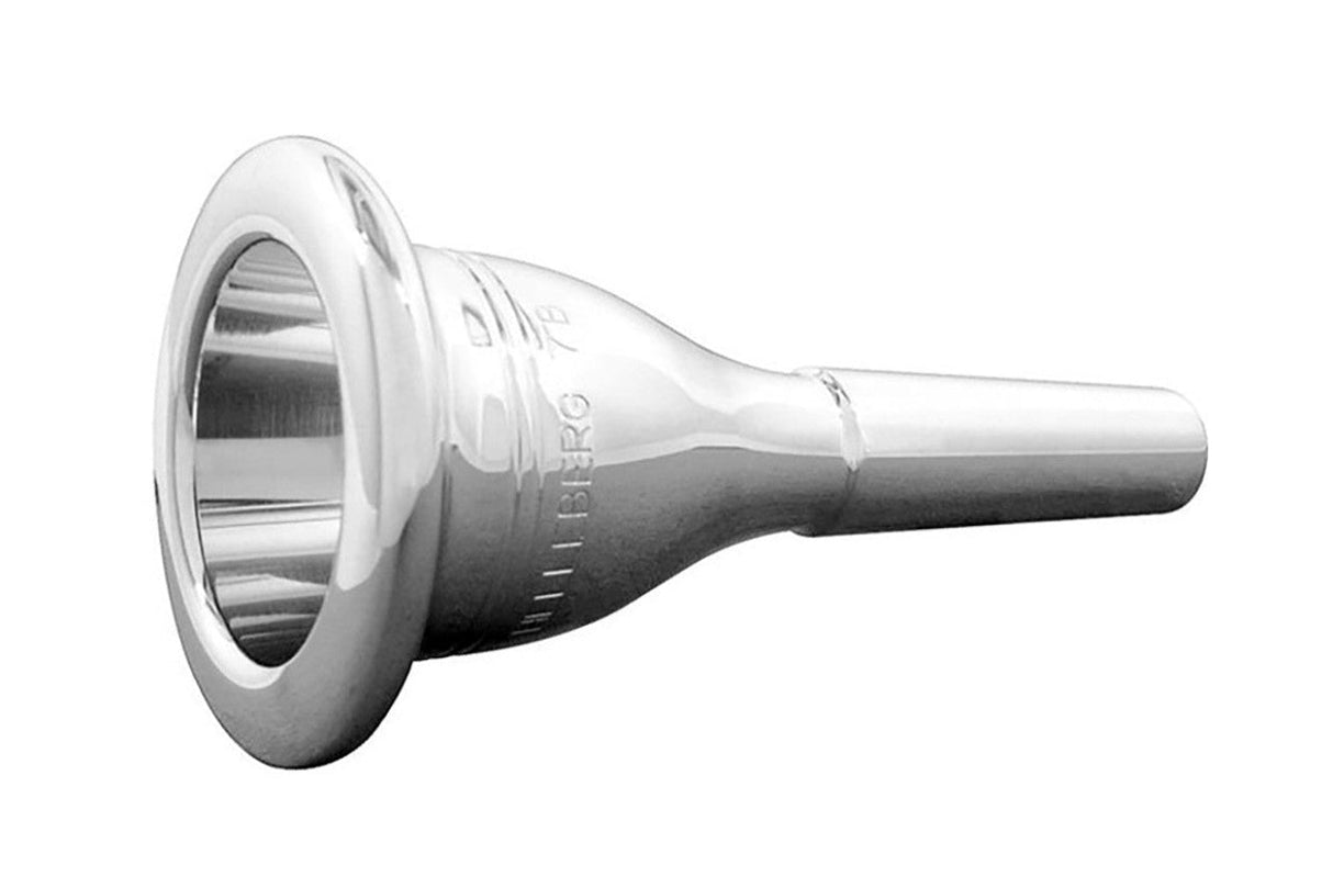 Silver-plated Conn Helleberg Tuba mouthpiece