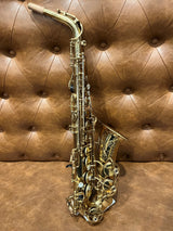 Consignment Selmer Mark VI Alto Saxophone - sitting on a couch 