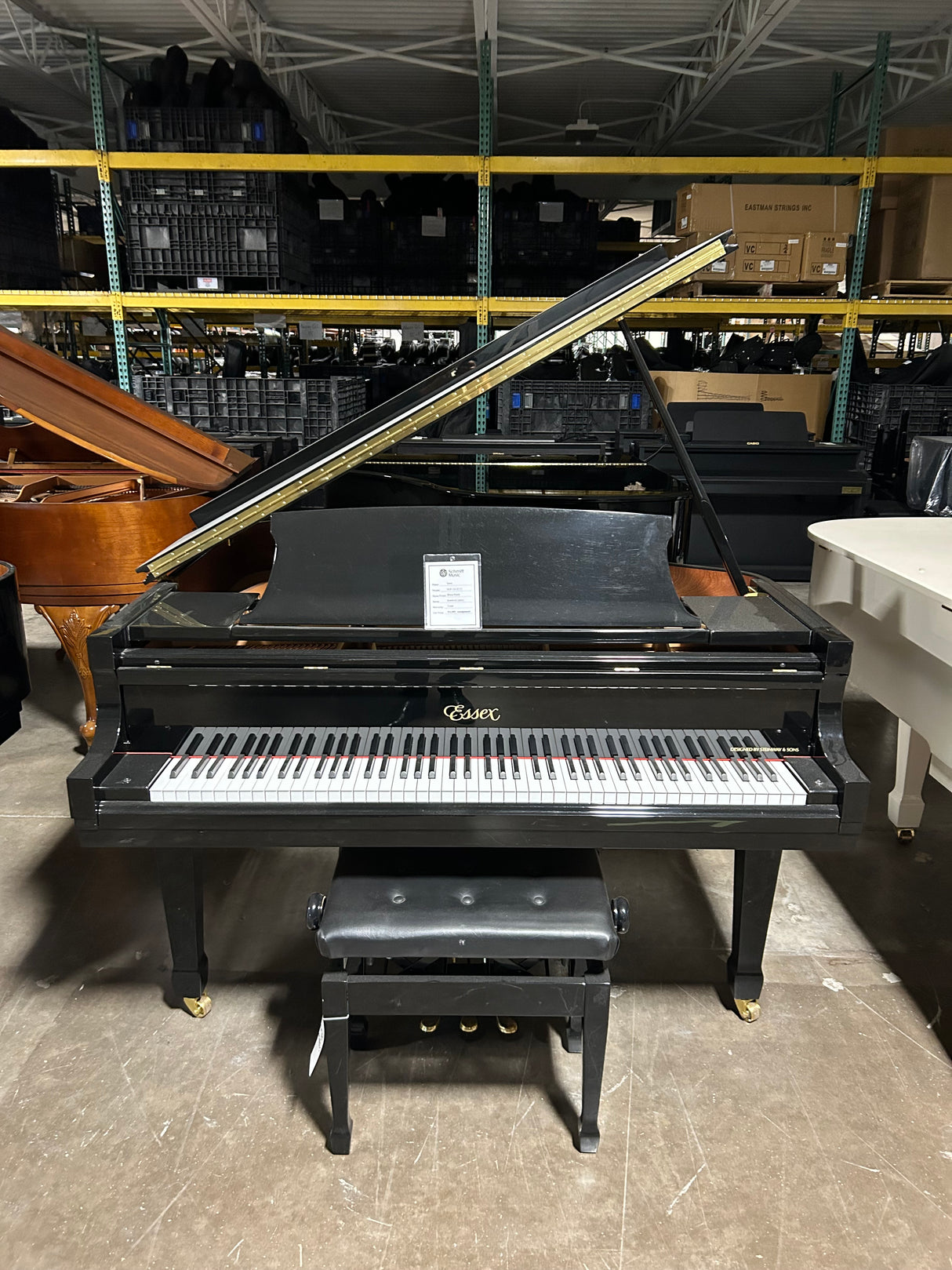 Used Essex EGP-155 5' 1" Ebony Polish Grand Piano