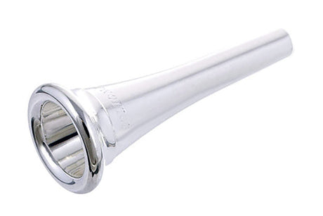 Silver-plated Holton Farkas French horn mouthpiece