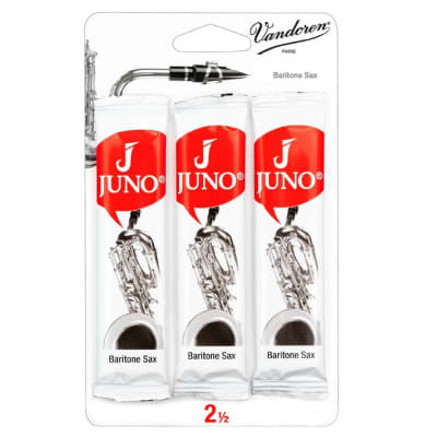 3-pack of Juno baritone saxophone reeds