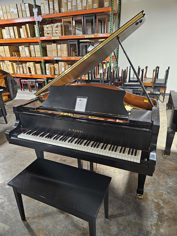 Used Kawai RX-1 5’ 5” Ebony Satin Grand Piano