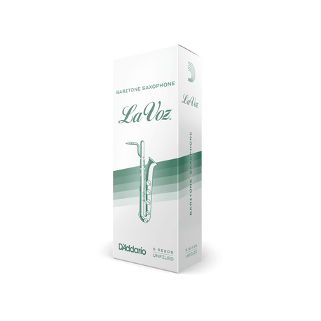 Box of 5 LaVoz baritone saxophone reeds