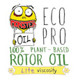 A label of the monster oil eco pro rotor oil lite