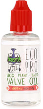 A bottle of the monster oil eco pro valve oil heavy