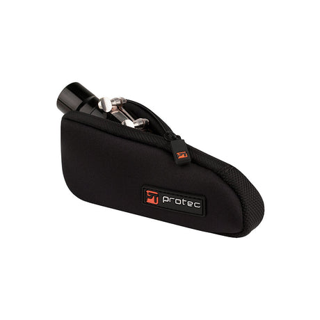 Protec N275 Single Neoprene Mouthpiece Pouch with a tenor sax mouthpiece in it