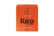 Rico Bb Clarinet reeds - Box of ten in its recognizable orange packaging