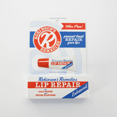 Packaging of Robinson's Remedies Lip Repair Anti-Viral Cream for Lips