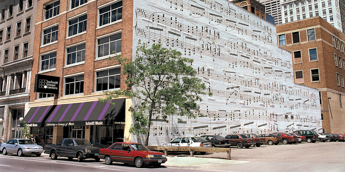 Schmitt Music wall