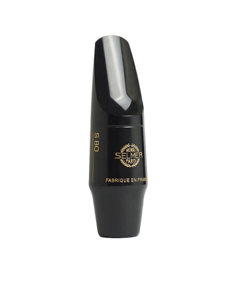 Full view of the Selmer S80 C star alto saxophone mouthpiece