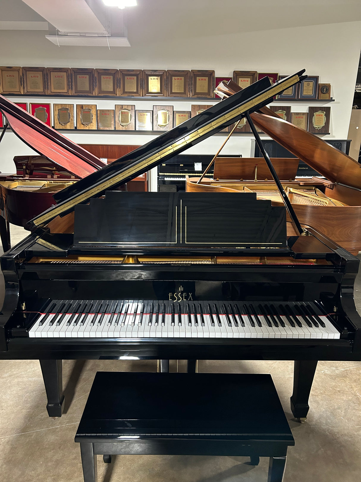 Used Essex EGP-160 5'2" Ebony Polish Grand Piano