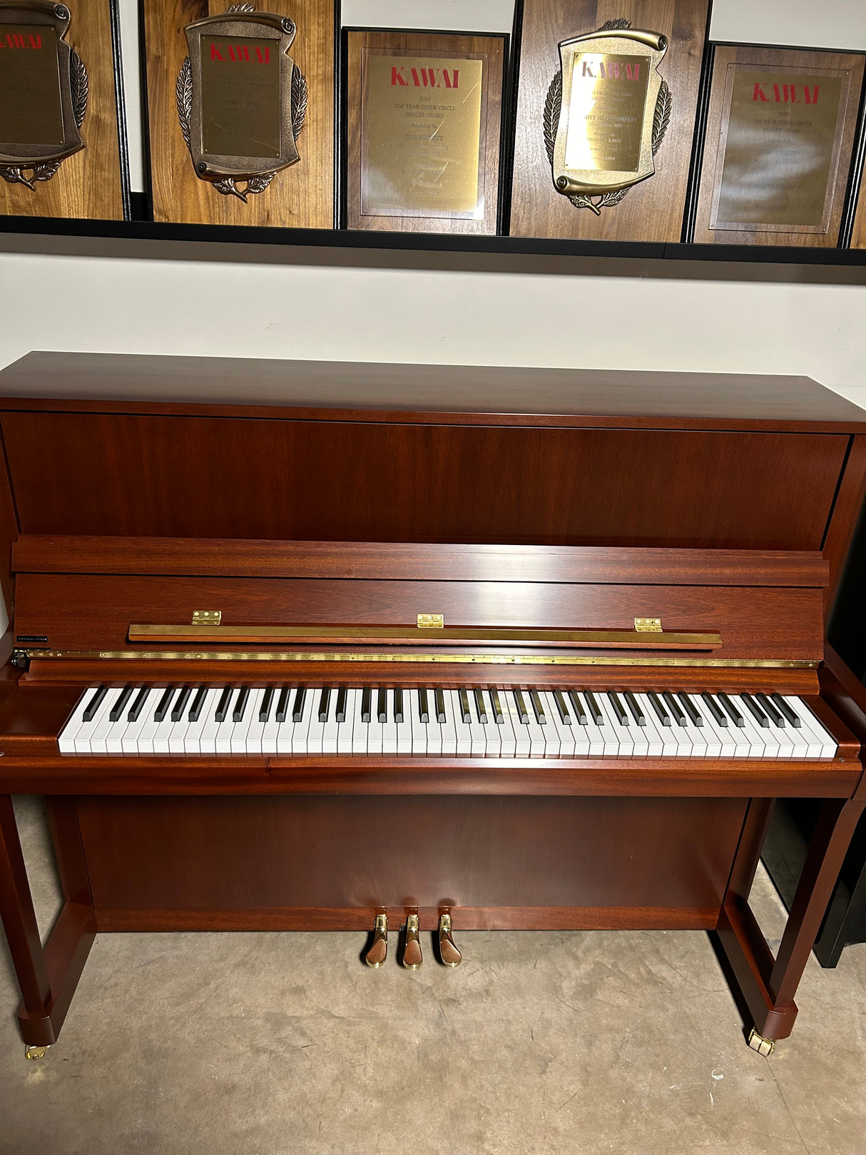 Used Kawai K-300 Mahogany Satin 48" Upright Piano