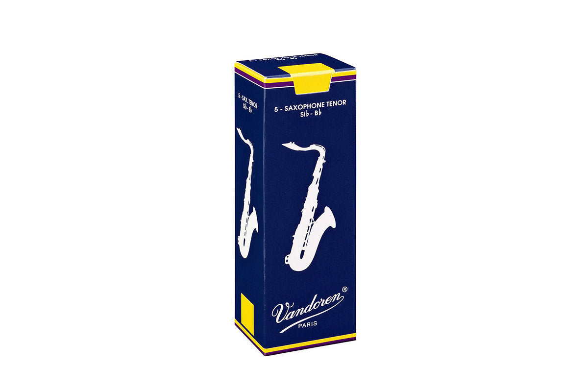 Box of Vandoren traditional tenor saxophone reeds