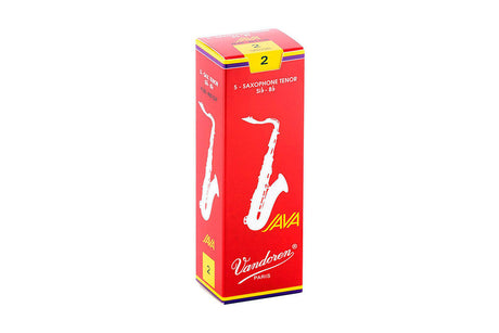 Box of Vandoren Java red tenor saxophone reeds