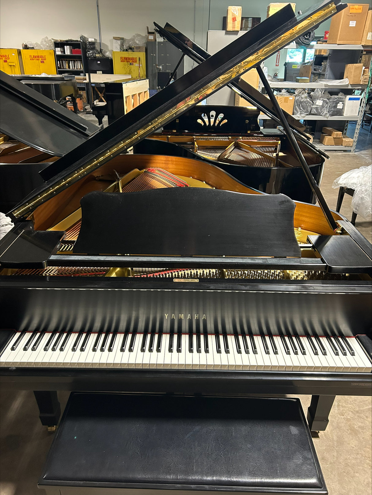 Used Yamaha C3 6' 1" Ebony Satin Grand Piano