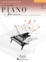 Accelerated Piano Adventures for the Older Beginner by Faber - Lesson Book