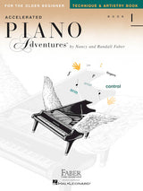 Accelerated Piano Adventures for the Older Beginner by Faber - Technique & Artistry Book