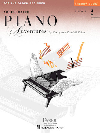 Accelerated Piano Adventures for the Older Beginner by Faber - Theory Book