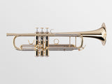 Adams A2 Bb Trumpet - lacquered, facing sideways