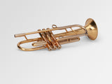 Adams A4LT Bb Trumpet - laying down, slightly ajar