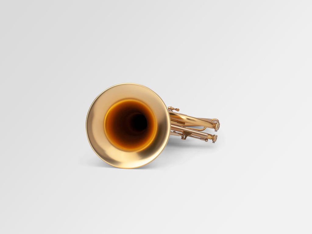 Adams F3 Bb Flugelhorn - looking into the bell