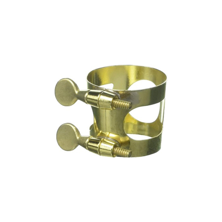 APM Alto Saxophone Ligature in Brass Lacquer