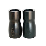 B Corbin Focus Clarinet Barrels. A wood one and a synthetic one sitting side by side