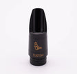 The B. Corbin Custom Bass Clarinet Mouthpiece with golden yellow engraving of brand logo 