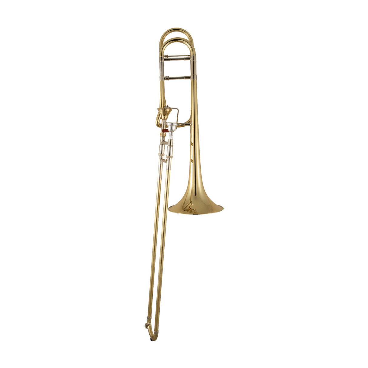 Bach 42AF Large Bore Tenor Trombone - standing vertically