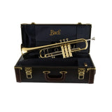 Bach Stradivarius 18037 Bb Trumpet Clear Lacquered - in its case