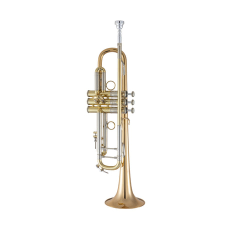 Bach Stradivarius 190L65GV Bb Trumpet Clear Lacquer - Standing upright