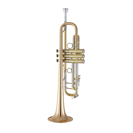 Bach Stradivarius 190L65GV Bb Trumpet Clear Lacquer - Standing upright turned 180 degrees