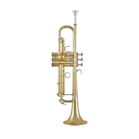 Bach Stradivarius 190M37X Bb Trumpet Clear Lacquer - standing upright