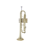 Bach Stradivarius 190M37X Bb Trumpet Clear Lacquer - standing upright