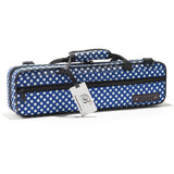 The Beaumont Blue Polka Dot Flute Box Case