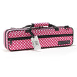 The Beaumont Pink Polka Dot Flute Box Case