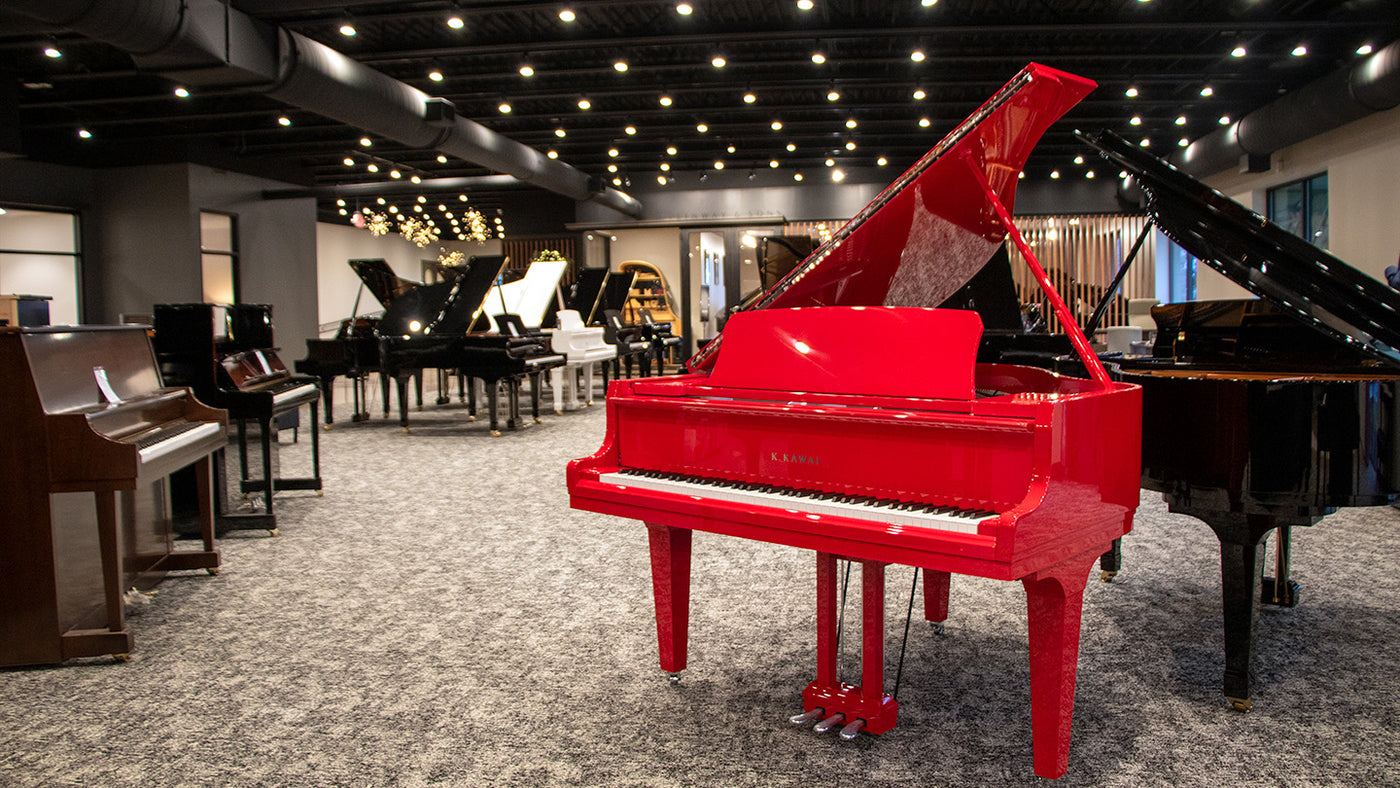 Schmitt Music Bloomington piano showroom