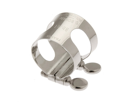 Bonade Regular Bb Clarinet ligature in nickel silver