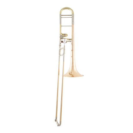 Conn 88HNV Large Bore Tenor Trombone - standing vertically