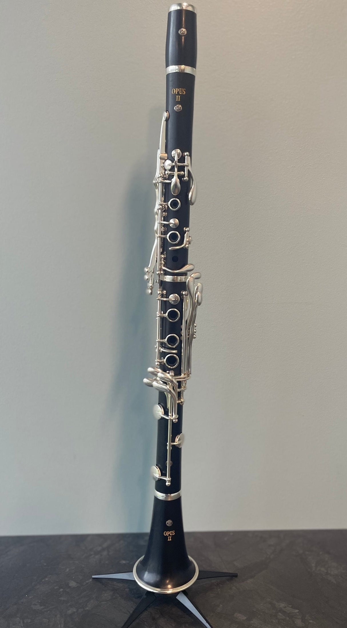 Consignment A Leblanc Opus II Clarinet - upright on a stand