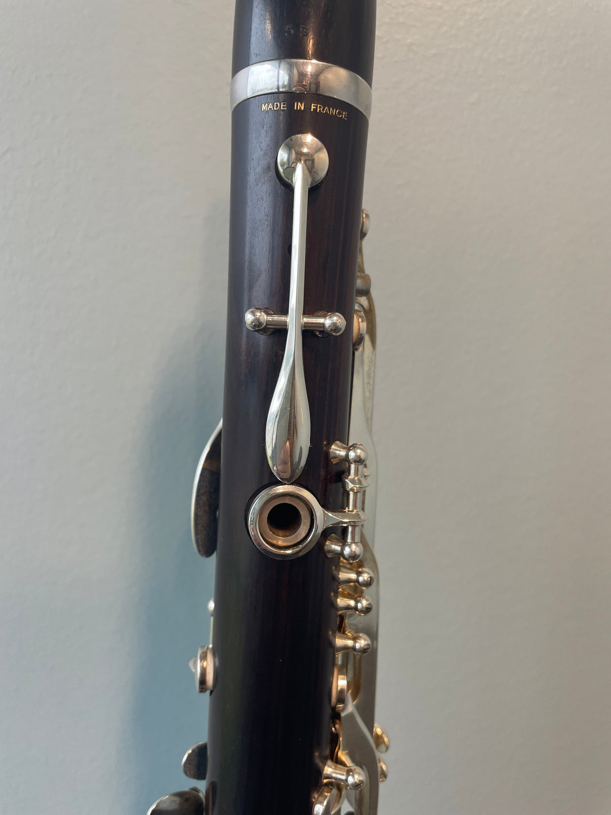 Consignment C Leblanc Opus Clarinet - close up of register key