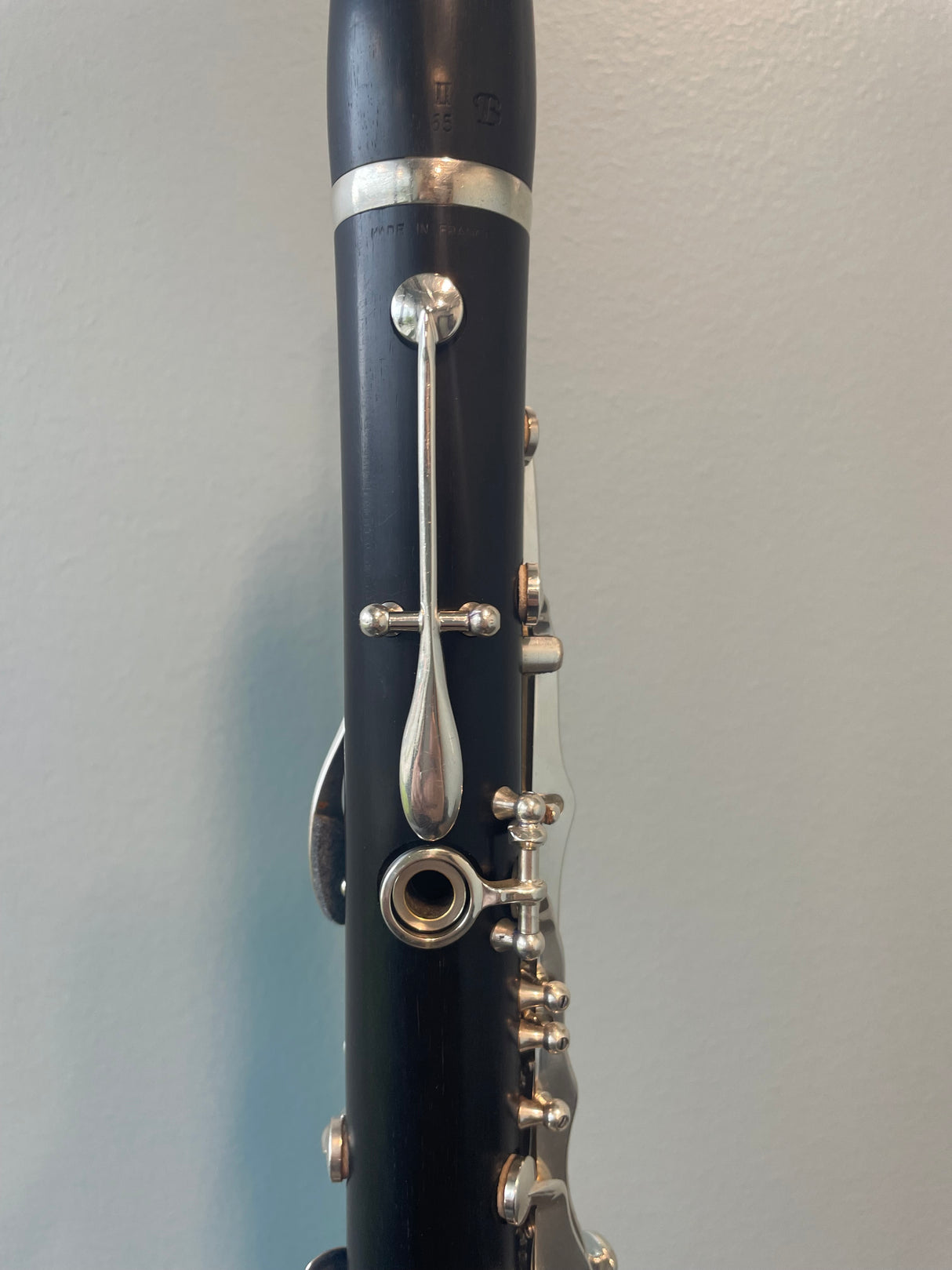 Consignment Bb Leblanc Opus II Clarinet - the register key